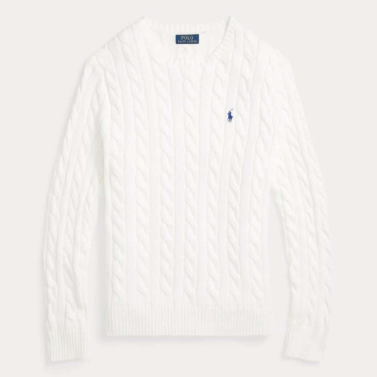 Cable-Knit Cotton Sweater